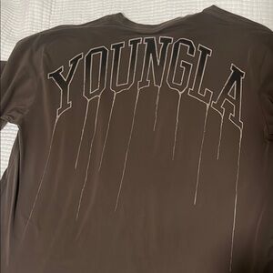 YoungLA Brown Graphic T-Shirt